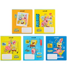 Зошит Kite SpongeBob SquarePants, 12 аркушів, клітинка (SB25-232)