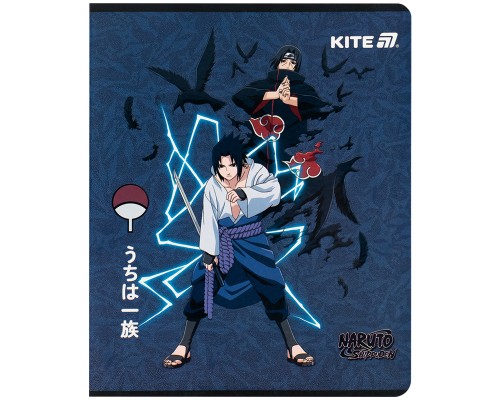 Зошит Kite Naruto, 24 аркуші, клітинка (NR25-238)