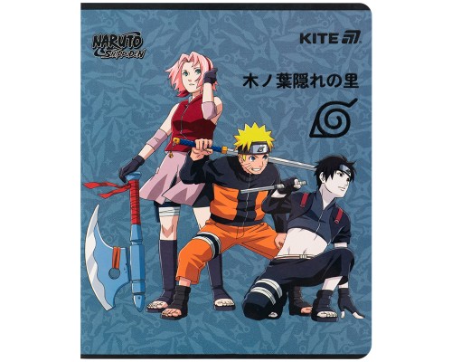 Зошит Kite Naruto, 24 аркуші, клітинка (NR25-238)