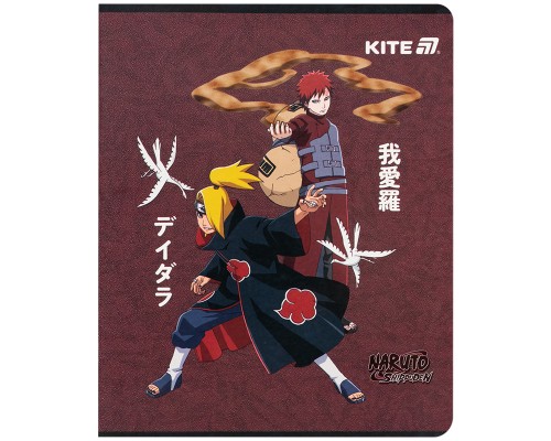 Зошит Kite Naruto, 24 аркуші, клітинка (NR25-238)