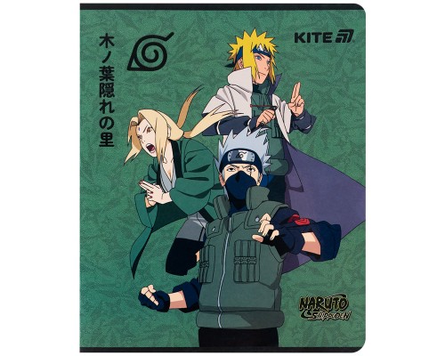 Зошит Kite Naruto, 24 аркуші, клітинка (NR25-238)