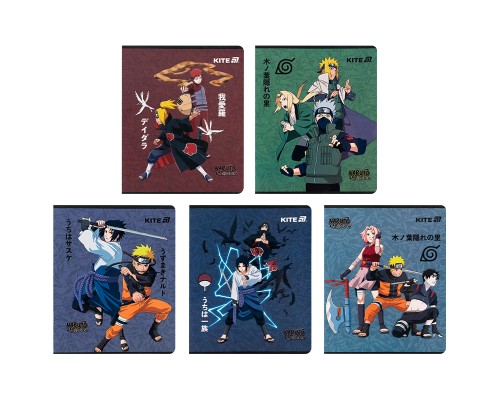 Зошит Kite Naruto, 24 аркуші, клітинка (NR25-238)