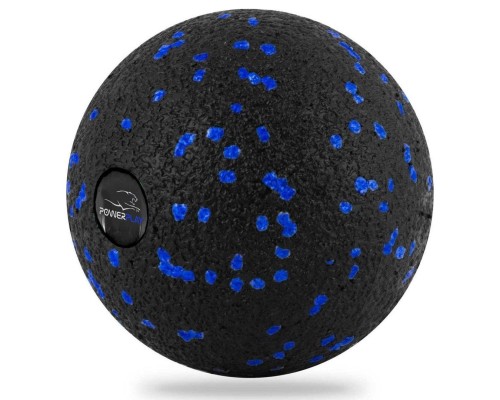 Масажний м'яч PowerPlay PP-4350 Epp Massage Ball (d8) Чорно/Синій (PP-4350_Blue_d8)