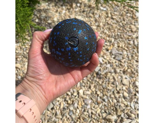 Масажний м'яч PowerPlay PP-4350 Epp Massage Ball (d8) Чорно/Синій (PP-4350_Blue_d8)