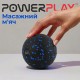 Масажний м'яч PowerPlay PP-4350 Epp Massage Ball (d8) Чорно/Синій (PP-4350_Blue_d8)