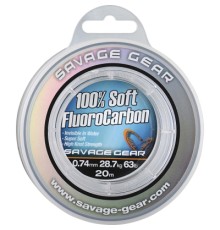 Флюорокарбон Savage Gear Soft Fluorocarbon 15m 0.81mm 33.0kg Clear (1854.22.37)