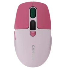 Мишка Canyon MW-26 LCD Silent Wireless/Bluetooth Pink (CNS-CMSW26P)