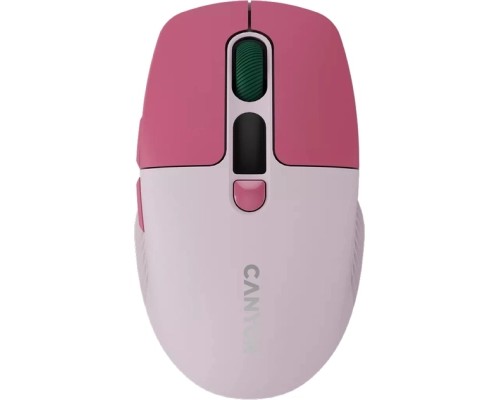 Мишка Canyon MW-26 LCD Silent Wireless/Bluetooth Pink (CNS-CMSW26P)
