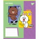 Зошит Yes Line Friends Funny А5 18 аркушів лінія (767642)