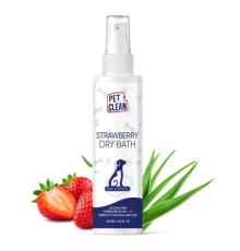 Шампунь для тварин Pet Clean DRY BATH-STRAWBERRY з ароматом полуниці 250 мл (8939117888350)