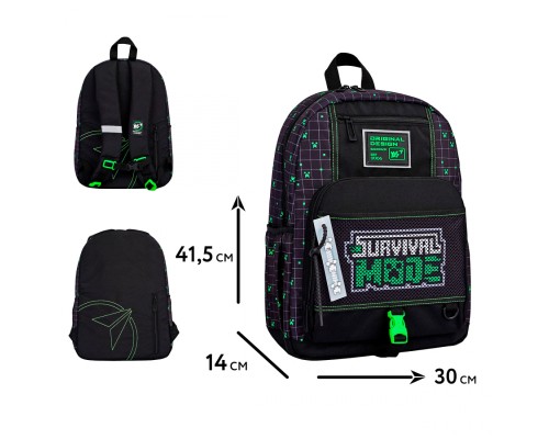 Рюкзак шкільний Yes Minecraft Survival T-115 (550001)