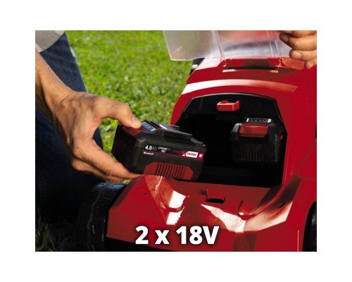 Газонокосарка Einhell PXC GE-CM 36/37 Li 36V(18+18), 37см, 45л, 25-75мм (без АКБ та ЗП) (3413172)