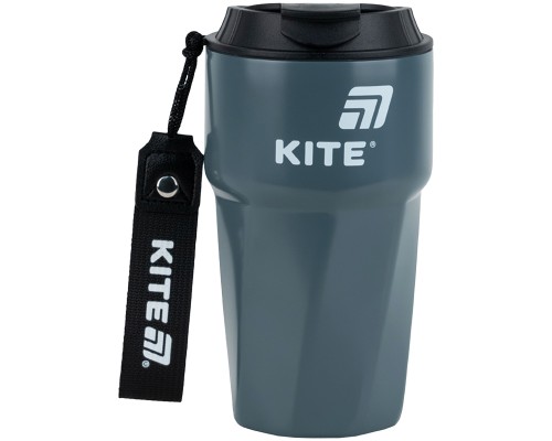 Термокружка Kite 450 мл сіра (K25-1220-1)
