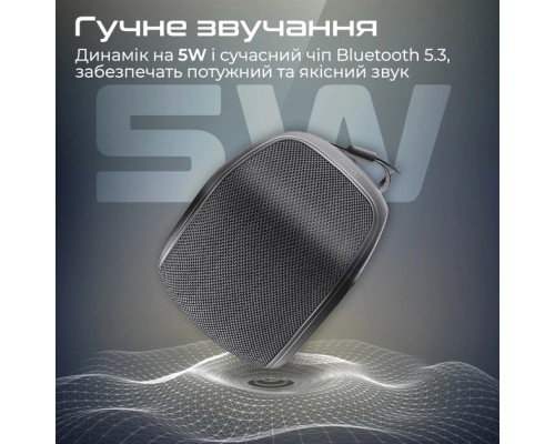 Акустична система Promate Mood 5W Black (mood.black)