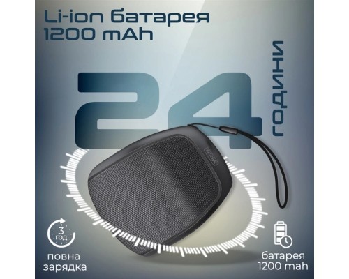 Акустична система Promate Mood 5W Black (mood.black)