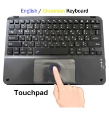 Клавіатура BeCover (265х185 мм) with TouchPad Bluetooth UA Black (713401)