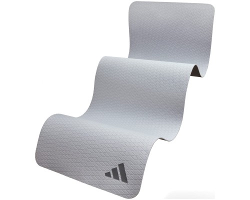 Килимок для йоги Adidas Yoga Mat ADYG-10001SV Уні 173 х 61 х 0,4 см сірий (885652026642)
