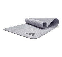 Килимок для йоги Adidas Yoga Mat ADYG-10001SV Уні 173 х 61 х 0,4 см сірий (885652026642)