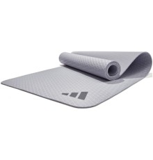 Килимок для йоги Adidas Yoga Mat ADYG-10001SV Уні 173 х 61 х 0,4 см сірий (885652026642)