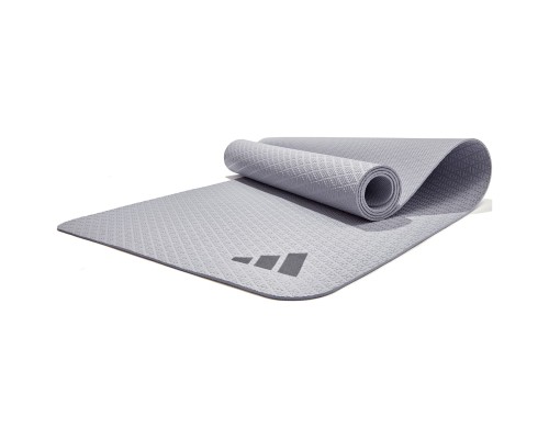 Килимок для йоги Adidas Yoga Mat ADYG-10001SV Уні 173 х 61 х 0,4 см сірий (885652026642)