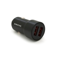 Зарядний пристрій BOROFONE BZ19A 2xUSB + cable Micro 5P 1.0m Black (BZ19A/MB)
