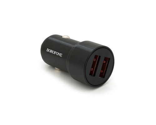 Зарядний пристрій BOROFONE BZ19A 2xUSB + cable Micro 5P 1.0m Black (BZ19A/MB)