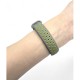 Ремінець до фітнес браслета BeCover Vents Style для Xiaomi Mi Smart Band 9 Gray-Green (711986)