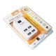 Концентратор Voltronic USB 2.0 to 4xUSB with power switch white (YT-HWS4-W)