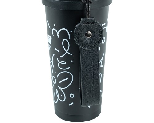 Термокружка Kite 550 мл, чорна (K25-1226-1)
