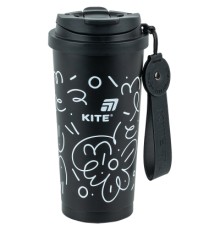 Термокружка Kite 550 мл, чорна (K25-1226-1)