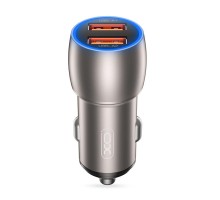 Зарядний пристрій XO 2xUSB QC3.0 36W black (СC52-BK)