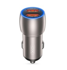 Зарядний пристрій XO 2xUSB QC3.0 36W black (СC52-BK)