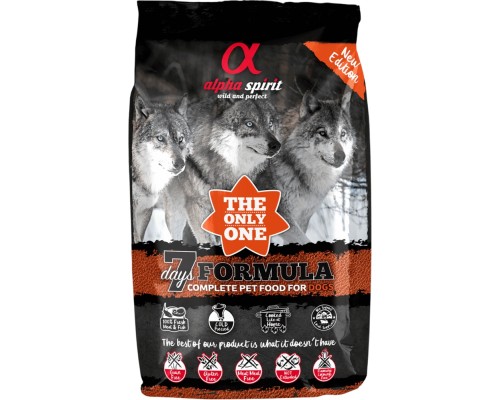 Сухий корм для собак Alpha Spirit The Only One 7 Days Formula 12 кг (8436586310318)