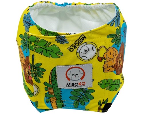 Підгузки для тварин MISOKO&CO багаторазові для кобелів, M 3 шт. Свята (HAINMSK63982RIN)