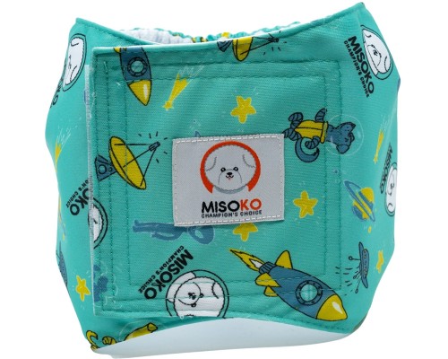 Підгузки для тварин MISOKO&CO багаторазові для кобелів, M 3 шт. Свята (HAINMSK63982RIN)