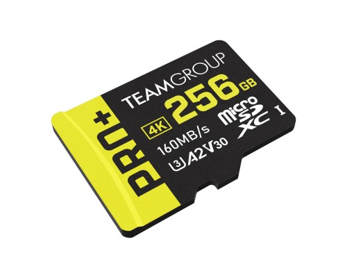 Карта пам'яті Team 256GB microSDXC class 10 UHS-I U3 V30 A1 Pro+ (TPPMSDX256GIA2V3003)