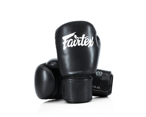 Боксерські рукавички Fairtex BGV27 Black 16 унцій (бинти в комплекті) (BGV27_16oz_Black)
