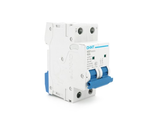 Автоматичний вимикач CHINT NB1-63DC 2P C40 DC500V