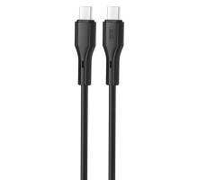 Дата кабель USB-C to USB-C 1.0m 60W black XO (NBQ231B_Black)