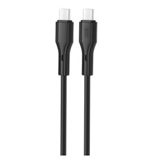 Дата кабель USB-C to USB-C 1.0m 60W black XO (NBQ231B_Black)