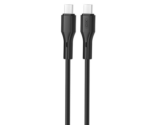 Дата кабель USB-C to USB-C 1.0m 60W black XO (NBQ231B_Black)