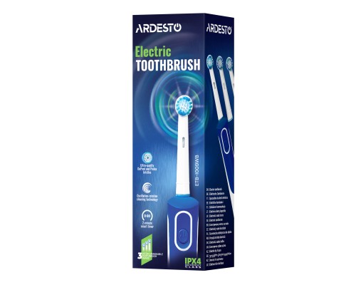 Електрична зубна щітка Ardesto ETB-I009WB