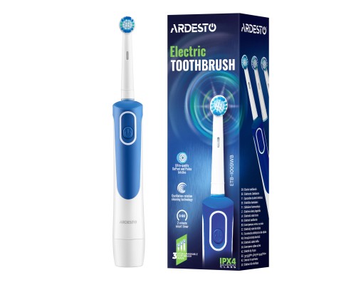 Електрична зубна щітка Ardesto ETB-I009WB