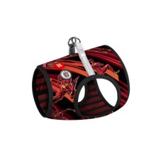 Шлея для собак WAUDOG Clothes м'яка з QR адресником 