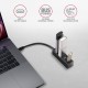 Концентратор AXAGON USB-C to 4xUSB 3.0 0.2m black (HUE-M1C)