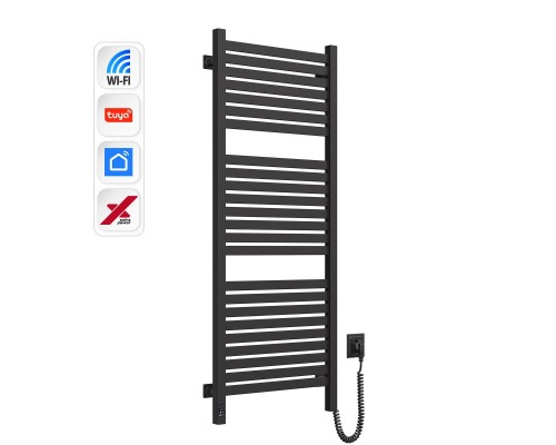 Сушарка для рушників Navin Авангард Х, 1200х480х71мм, Wi-Fi, сталь, чорний муар, праве підключення (12-272055-4812)