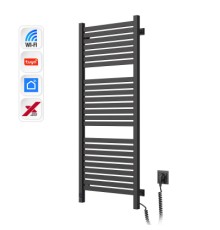 Сушарка для рушників Navin Авангард Х, 1200х480х71мм, Wi-Fi, сталь, чорний муар, праве підключення (12-272055-4812)
