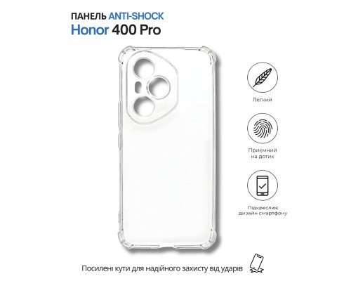 Чохол до мобільного телефона BeCover Anti-Shock Honor 400 Pro Clear (714712)