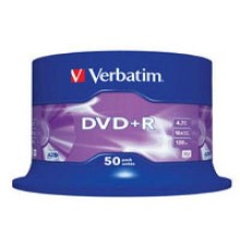 Диск DVD Verbatim 4.7Gb 16X CakeBox 50 шт (43550)