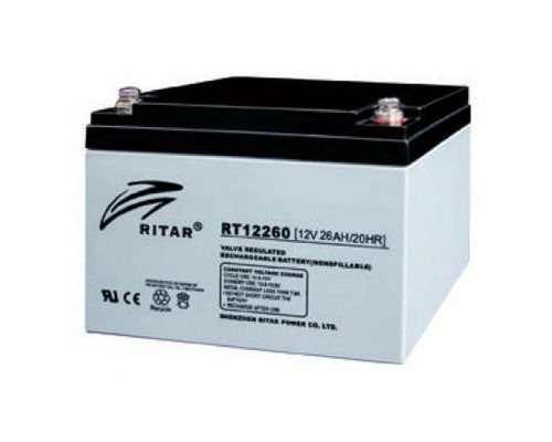 Батарея до ДБЖ Ritar AGM RT12260, 12V-26Ah (RT12260) 